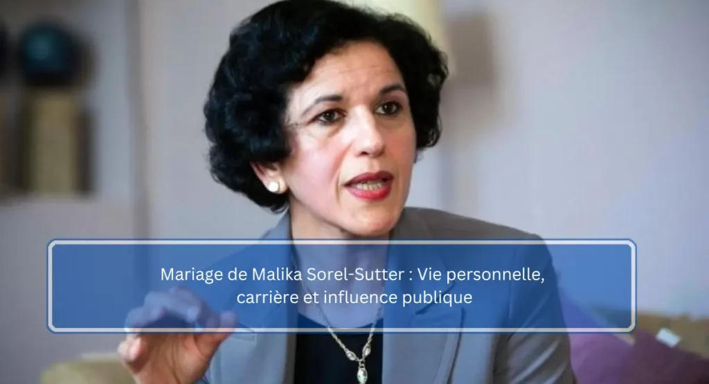 Malika Sorel-Sutter Mariage