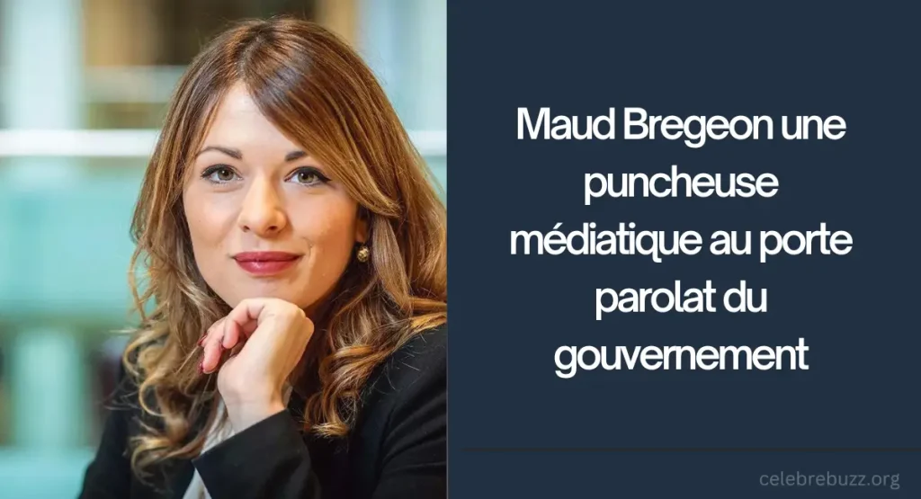 Maud Bregeon une puncheuse médiatique au porte parolat du gouvernement