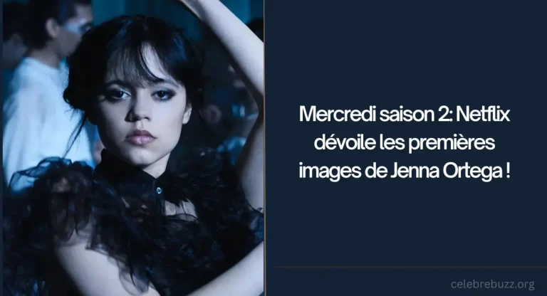 Mercredi saison 2 Netflix dévoile les premières images de Jenna Ortega !