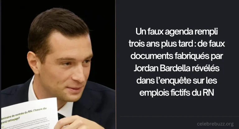 Un faux agenda rempli trois ans plus tard